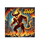 無敵の炎獣イフリート（個別スタンプ：38）