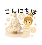 おだんごガール♡クリスマス＆お正月【3D】（個別スタンプ：15）