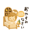 おだんごガール♡クリスマス＆お正月【3D】（個別スタンプ：16）