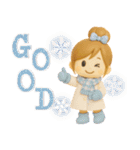 おだんごガール♡クリスマス＆お正月【3D】（個別スタンプ：17）