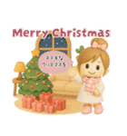おだんごガール♡クリスマス＆お正月【3D】（個別スタンプ：34）