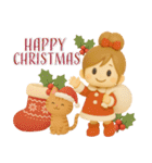 おだんごガール♡クリスマス＆お正月【3D】（個別スタンプ：35）