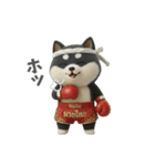 ムエタイ大好き♡柴犬夫婦の日常スタンプ（個別スタンプ：20）