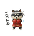 ムエタイ大好き♡柴犬夫婦の日常スタンプ（個別スタンプ：22）