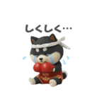 ムエタイ大好き♡柴犬夫婦の日常スタンプ（個別スタンプ：35）