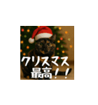 小花達のクリスマスと正月（日本語）（個別スタンプ：9）
