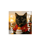 小花達の正月（日本語）（個別スタンプ：1）