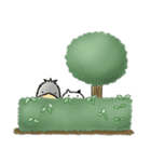 【大人の気遣いとSOS 】ハシビロコウとネコ（個別スタンプ：5）