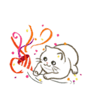 猫たちのお正月とクリスマス（英語版）（個別スタンプ：3）