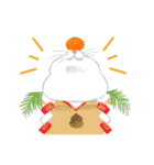 猫たちのお正月とクリスマス（英語版）（個別スタンプ：12）