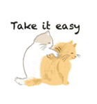 猫たちのお正月とクリスマス（英語版）（個別スタンプ：28）