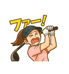 ゴルフ大好きプレイヤーの連絡用スタンプ（個別スタンプ：2）