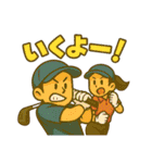ゴルフ大好きプレイヤーの連絡用スタンプ（個別スタンプ：9）
