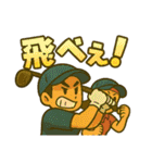 ゴルフ大好きプレイヤーの連絡用スタンプ（個別スタンプ：10）