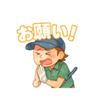 ゴルフ大好きプレイヤーの連絡用スタンプ（個別スタンプ：15）