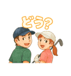 ゴルフ大好きプレイヤーの連絡用スタンプ（個別スタンプ：16）