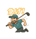 ゴルフ大好きプレイヤーの連絡用スタンプ（個別スタンプ：18）