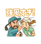 ゴルフ大好きプレイヤーの連絡用スタンプ（個別スタンプ：24）