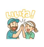 ゴルフ大好きプレイヤーの連絡用スタンプ（個別スタンプ：33）