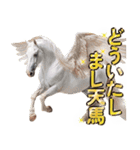 ウマのダジャレであけおめ（個別スタンプ：19）