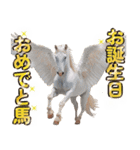 ウマのダジャレであけおめ（個別スタンプ：27）