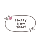 手書き吹き出し◎年末年始 #2026 (再販)（個別スタンプ：14）