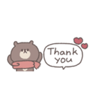 2026◎省スペースちびっこくまさん #再販（個別スタンプ：39）