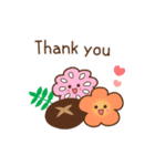 ❤️うごく！年末年始のおいしい仲間 ♡再販（個別スタンプ：18）