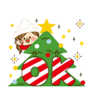 かわいい主婦の1日【ハッピークリスマス】（個別スタンプ：3）