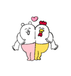 毎日使える！タイツをはいたくま（個別スタンプ：19）