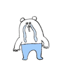 毎日使える！タイツをはいたくま（個別スタンプ：26）