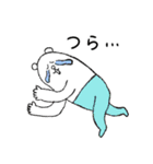 毎日使える！タイツをはいたくま（個別スタンプ：27）