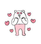 毎日使える！タイツをはいたくま（個別スタンプ：30）