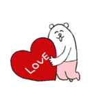 毎日使える！タイツをはいたくま（個別スタンプ：31）