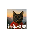 小花達のクリスマスと正月（台湾華語）（個別スタンプ：10）