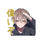 気遣い上手★ゆるパーカーくん（個別スタンプ：5）