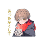 気遣い上手★ゆるパーカーくん（個別スタンプ：14）