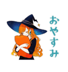 毎日使える★美麗な魔女のスタンプ（個別スタンプ：3）