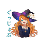毎日使える★美麗な魔女のスタンプ（個別スタンプ：28）