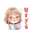 くま耳パーカーの女の子♡毎日使える（個別スタンプ：28）