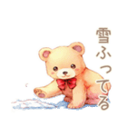 やさしいくまの冬ご挨拶★（個別スタンプ：6）
