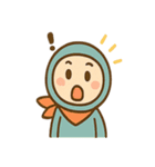 ポジにん ふんばり日和の術（個別スタンプ：32）