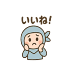 ポジにん ふんばり日和の術（個別スタンプ：37）