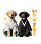 あけおめラブラドール＊お正月（再販）（個別スタンプ：9）