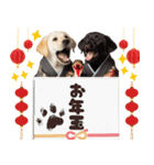 あけおめラブラドール＊お正月（再販）（個別スタンプ：18）