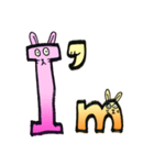 英単語ウサギ（個別スタンプ：2）