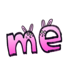英単語ウサギ（個別スタンプ：4）