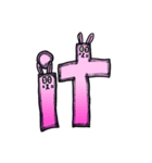 英単語ウサギ（個別スタンプ：6）