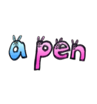 英単語ウサギ（個別スタンプ：8）