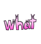 英単語ウサギ（個別スタンプ：10）